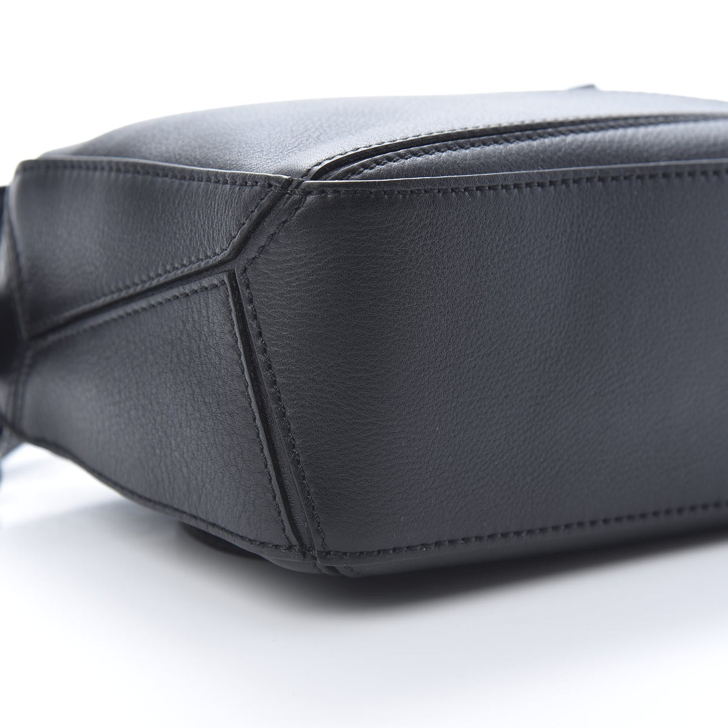 Calfskin Mini Puzzle Bag Black