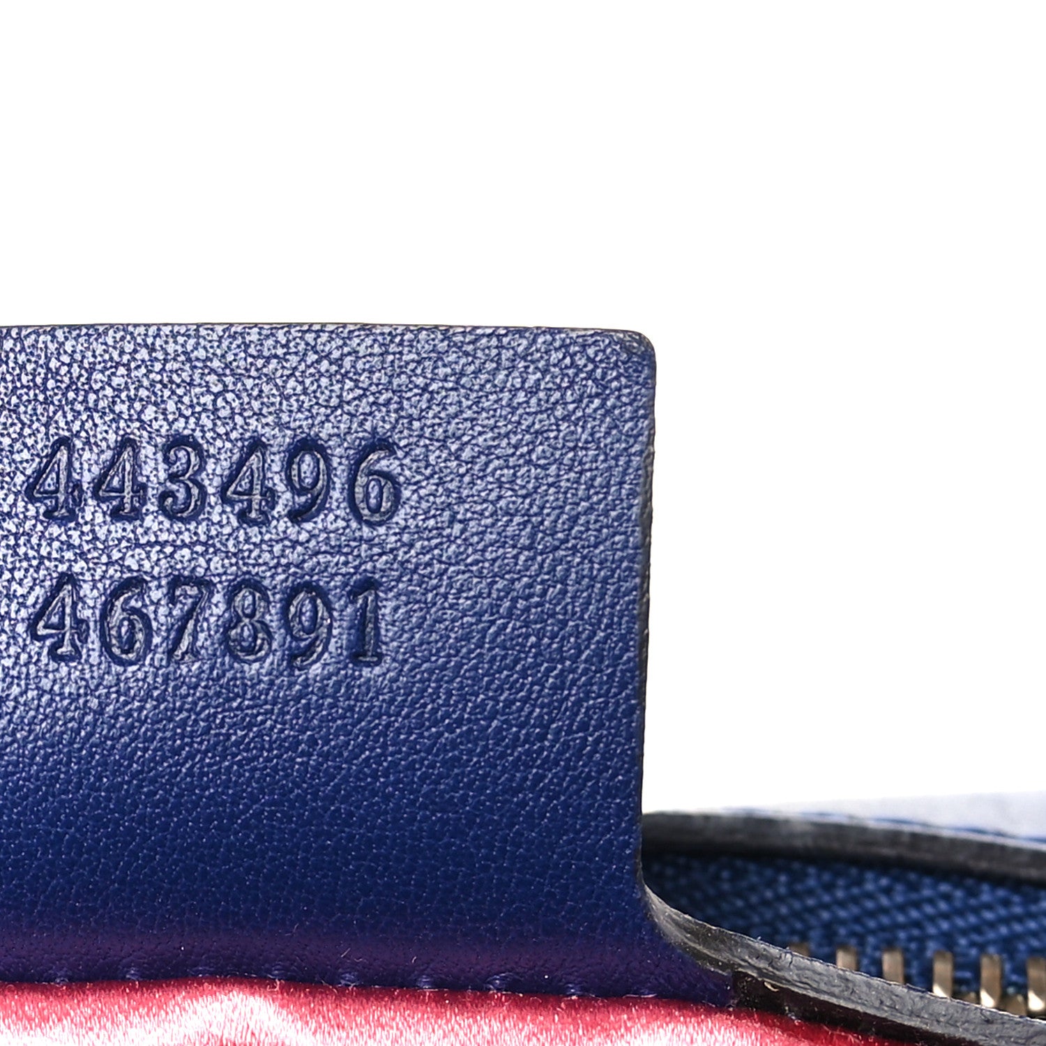 Gucci Velvet Matelasse Medium GG Marmont Shoulder Bag Cobalt Blue 7 of 9