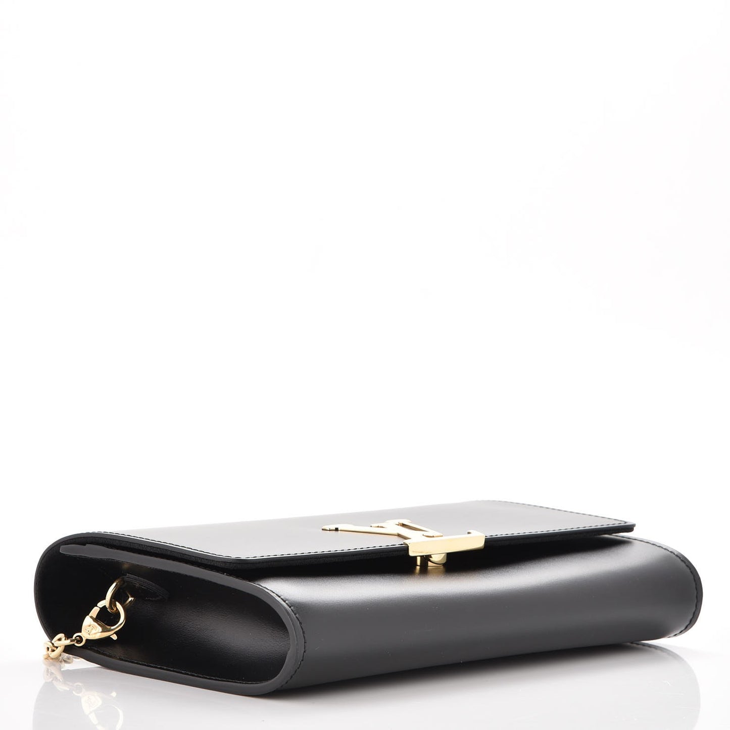 Calfskin Chain Louise GM Black