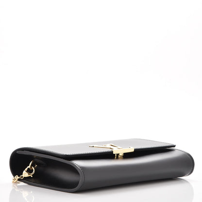 Louis Vuitton Calfskin Chain Louise GM Black 4 of 6