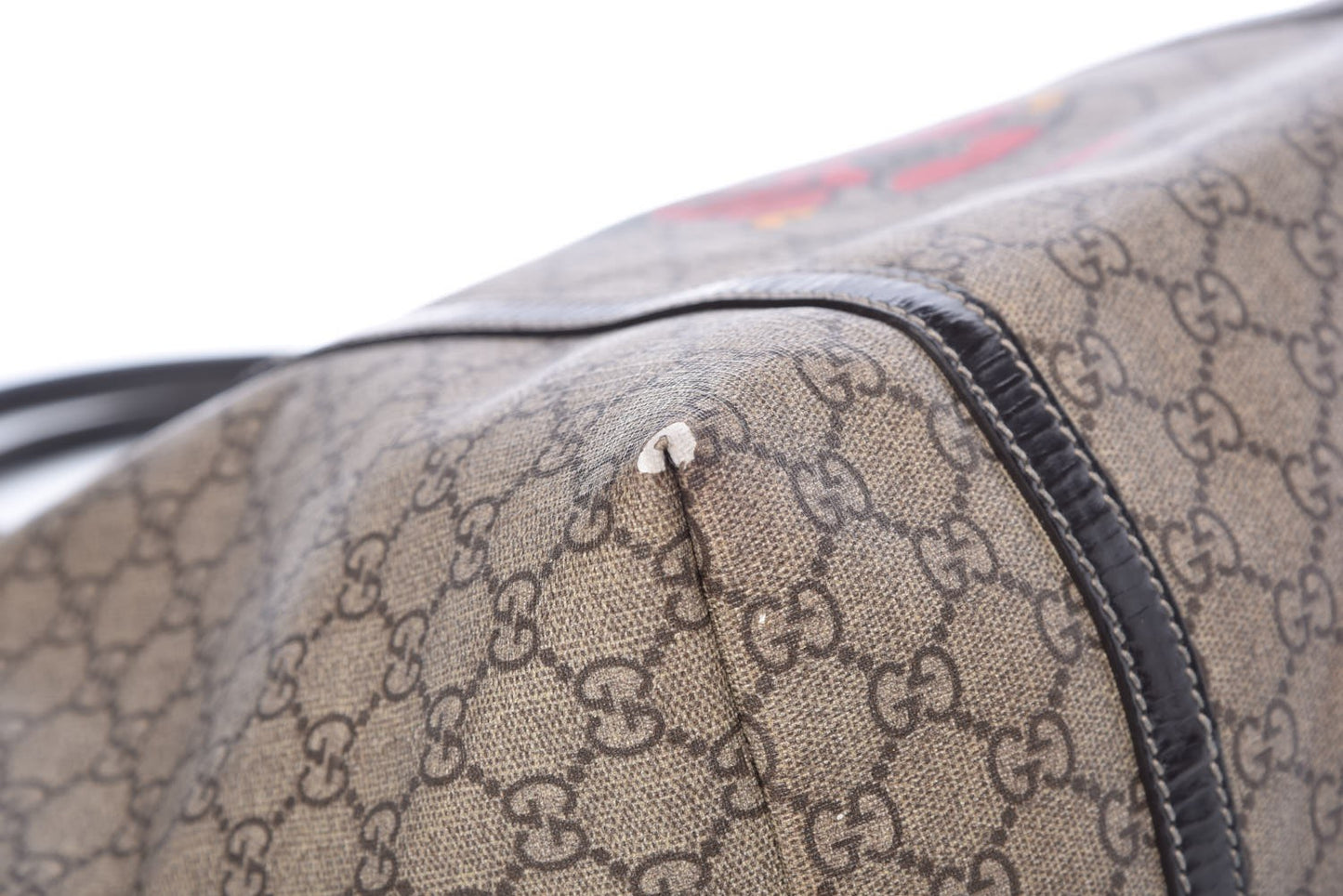 GG Plus Monogram Tattoo Heart Medium Joy Tote Ebony