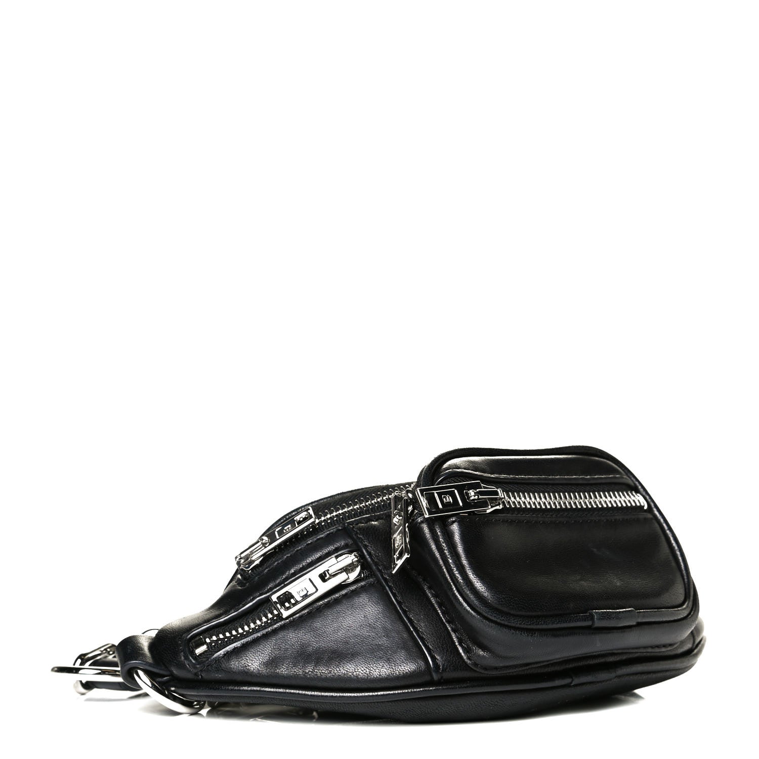 Alexander Wang Lambskin Mini Attica Belt Bag Black 4 of 8