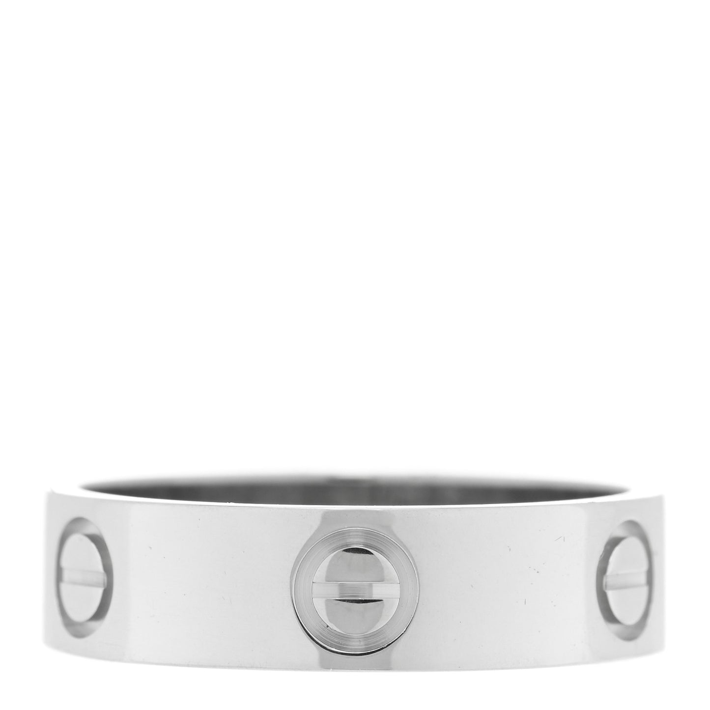 Platinum 5.5mm LOVE Ring 59 8.75