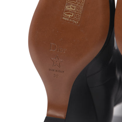 Christian Dior Nappa Dioretre Knee High Boots 39 Black 9 of 11