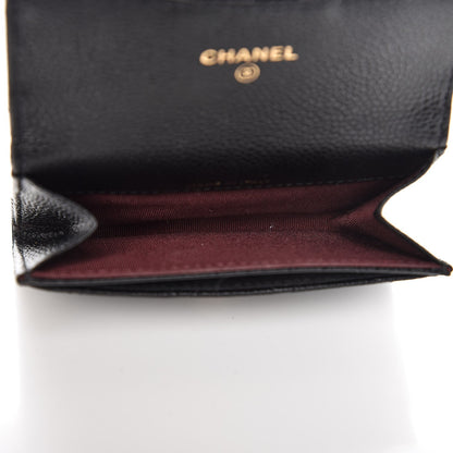 Chanel Caviar Quilted Flap Card Holder Black 5 of 7