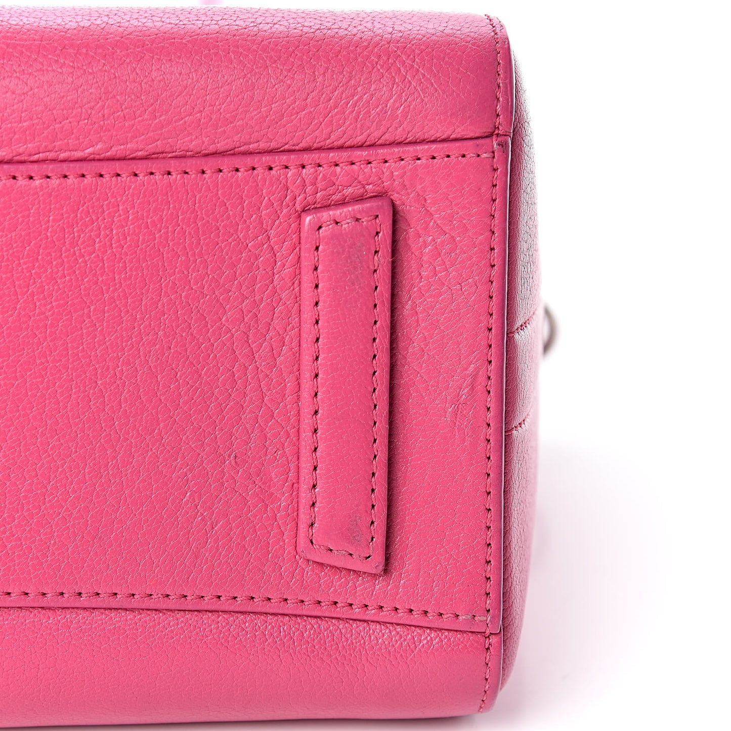 Sugar Goatskin Mini Antigona Magenta