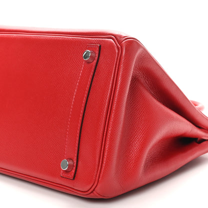 Hermes Epsom Birkin 30 Rouge Casaque 10 of 10