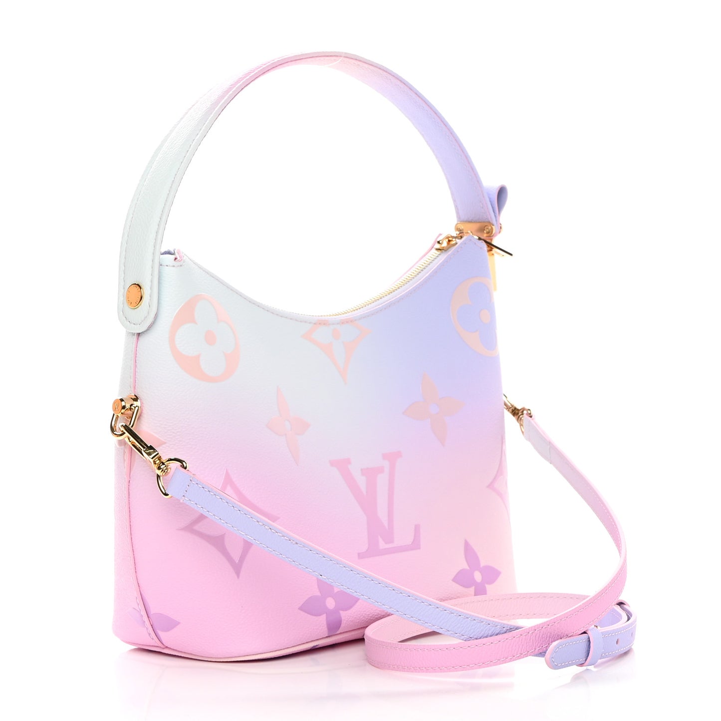 Monogram Giant Spring In The City Marshmallow Hobo PM Sunrise Pastel