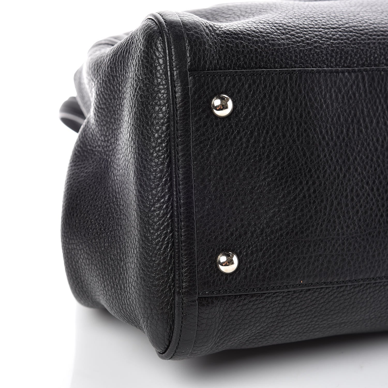 Gucci Pebbled Calfskin Medium Soho Shoulder Bag Black 5 of 9