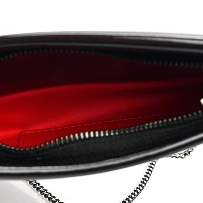 Christian Louboutin Patent Psychic Loubitwist Clutch Black 5 of 8