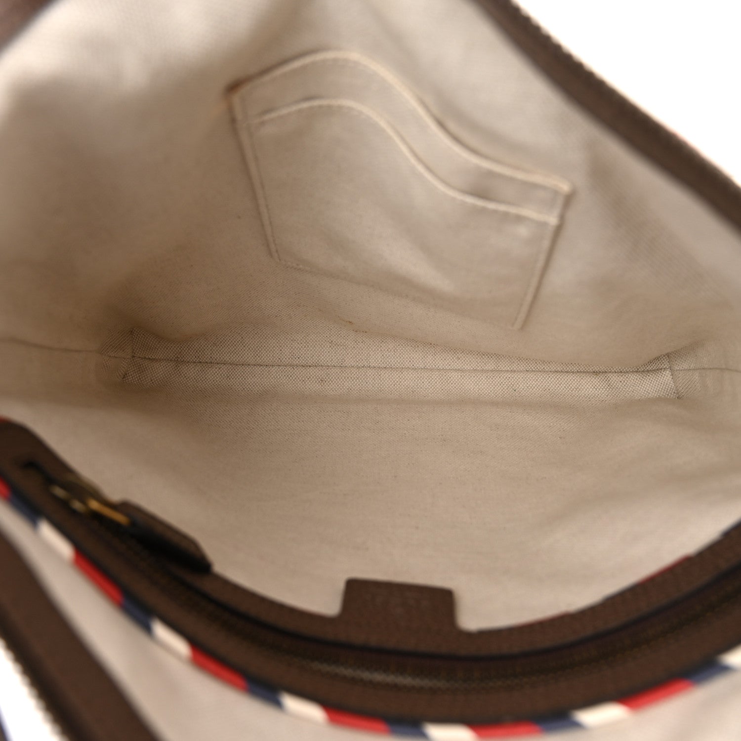 Gucci Soft GG Supreme Monogram Courrier Web Medium Flat Messenger Bag Beige New Acero Multicolor 5 of 12