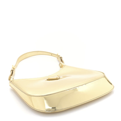 Prada Spazzolato Cleo Adjustable Strap Shoulder Bag Platino 4 of 8