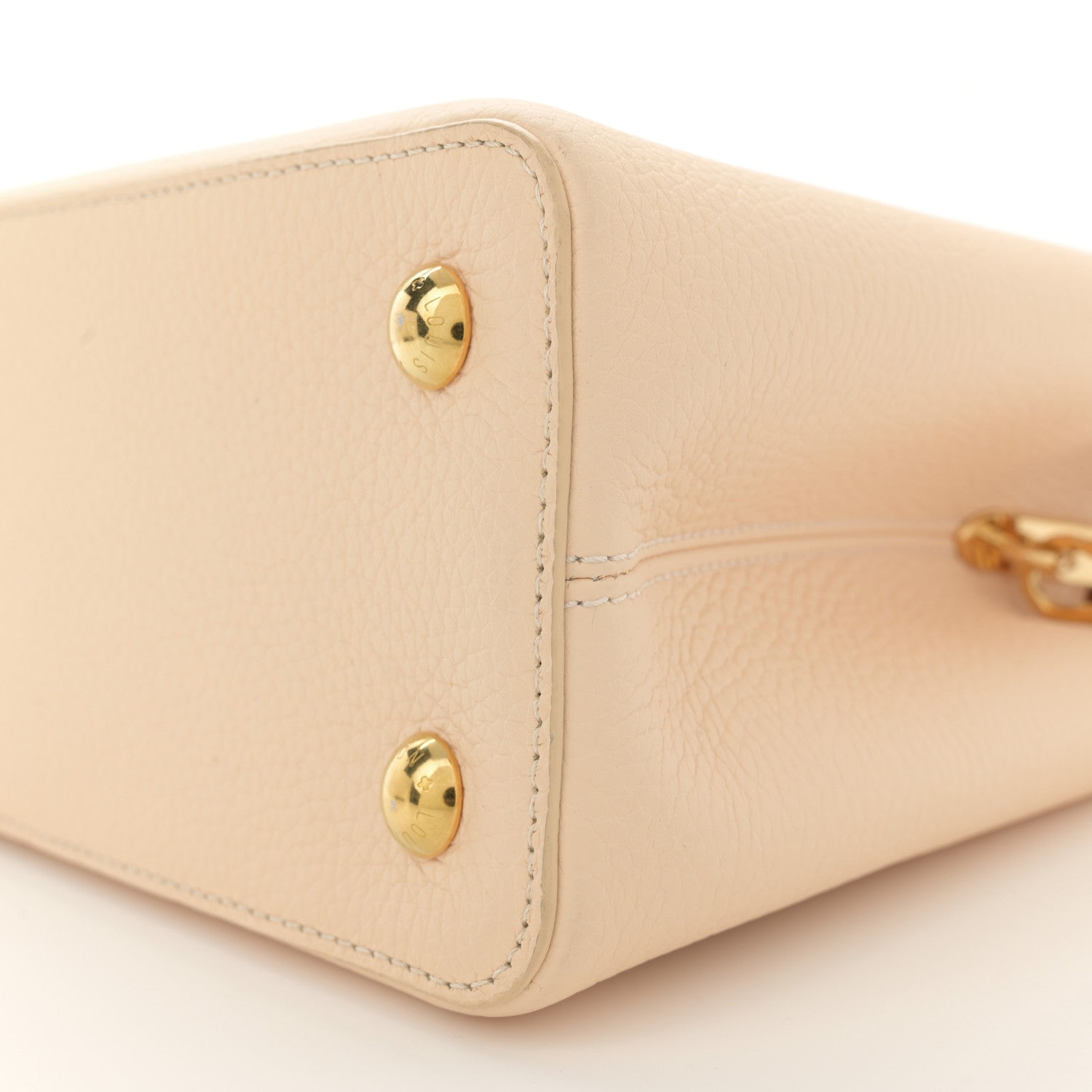 Louis Vuitton Taurillon Wild At Heart Capucines MM Creme Multicolor 9 of 10