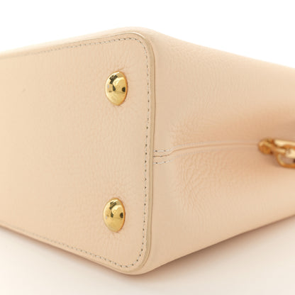 Louis Vuitton Taurillon Wild At Heart Capucines MM Creme Multicolor 9 of 10