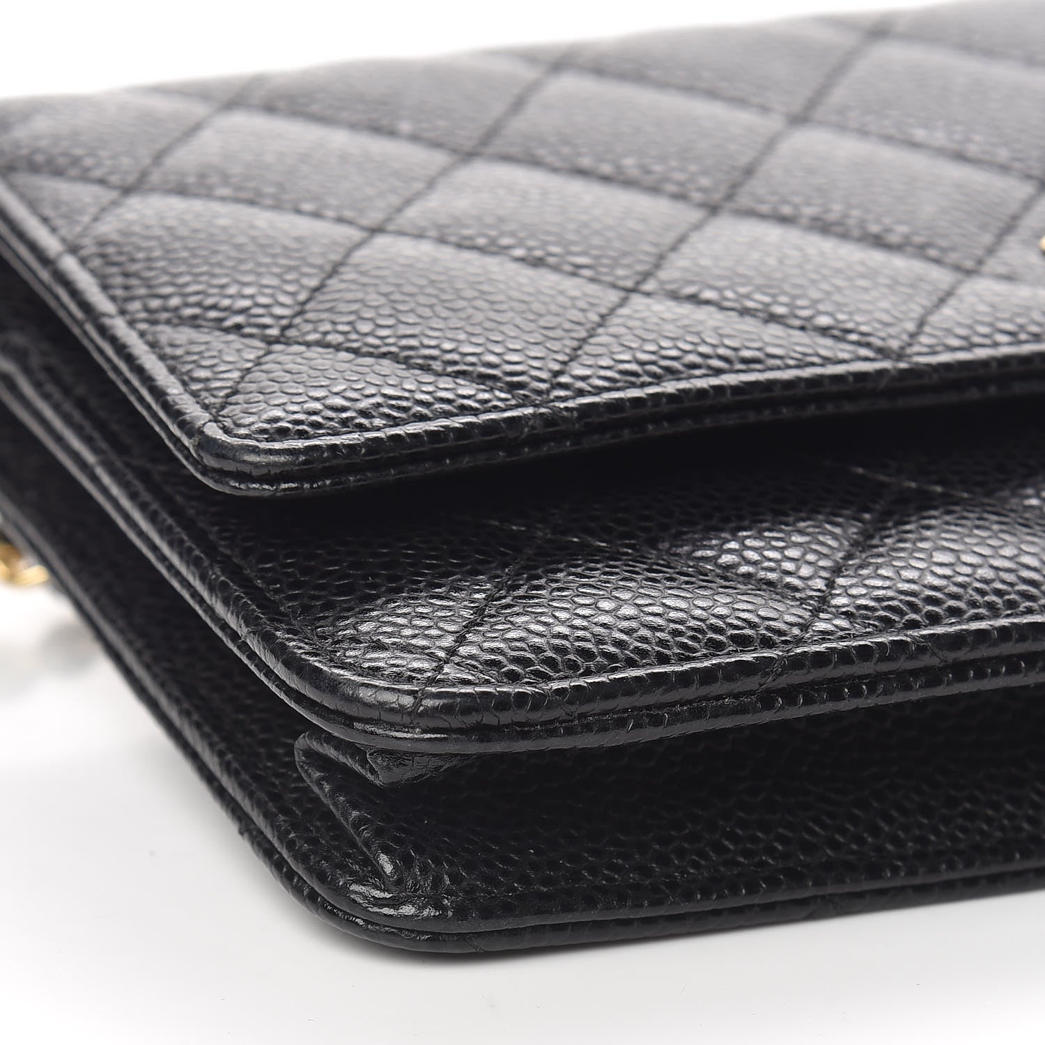 Chanel Caviar Quilted Wallet On Chain WOC Black 9 of 11