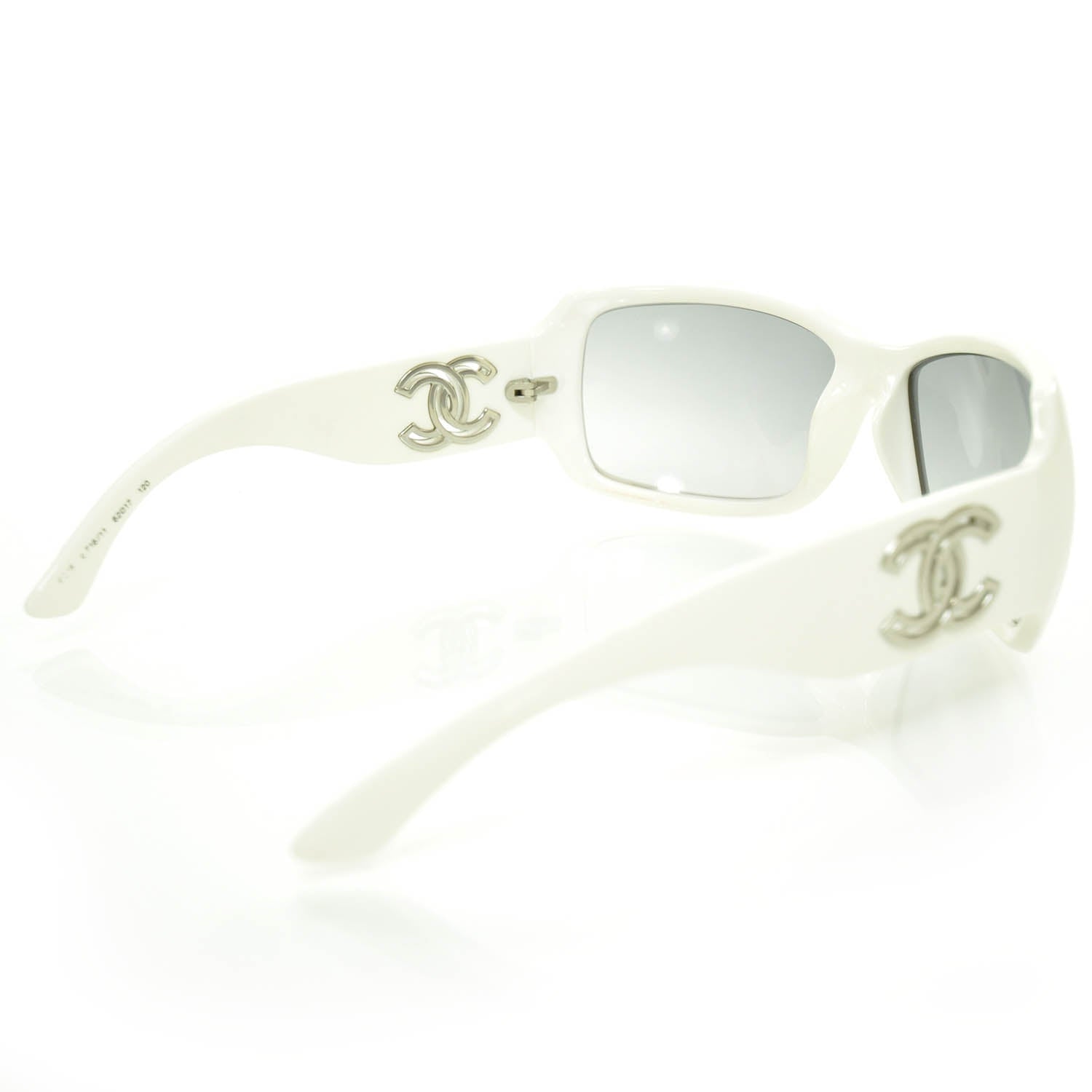 Chanel CC Sunglasses 6018 White 4 of 6