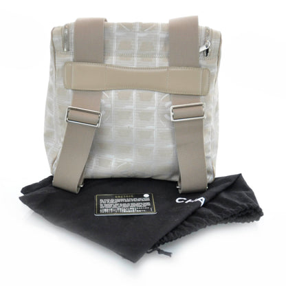 Chanel Nylon Travel Convertible Backpack Beige 4 of 11