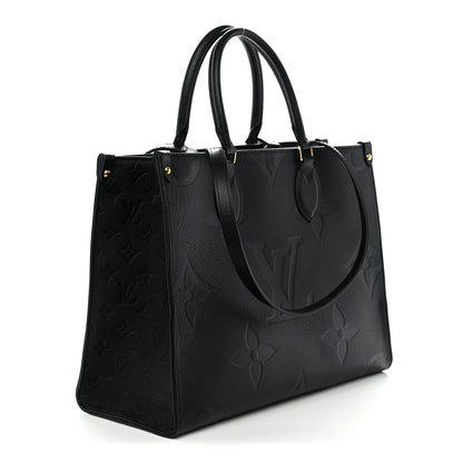 Louis Vuitton Empreinte Monogram Giant Onthego MM Black 3 of 10