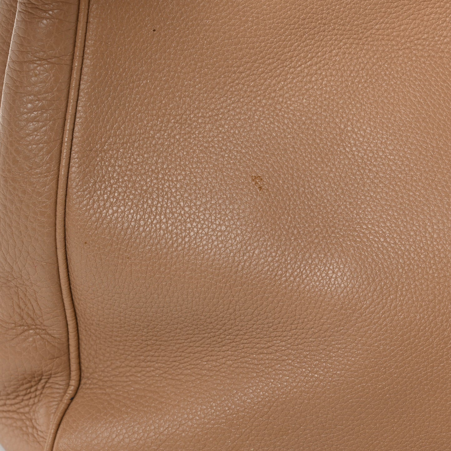Cellarius Calfskin Large Bamboo Shopper Tote Camelia