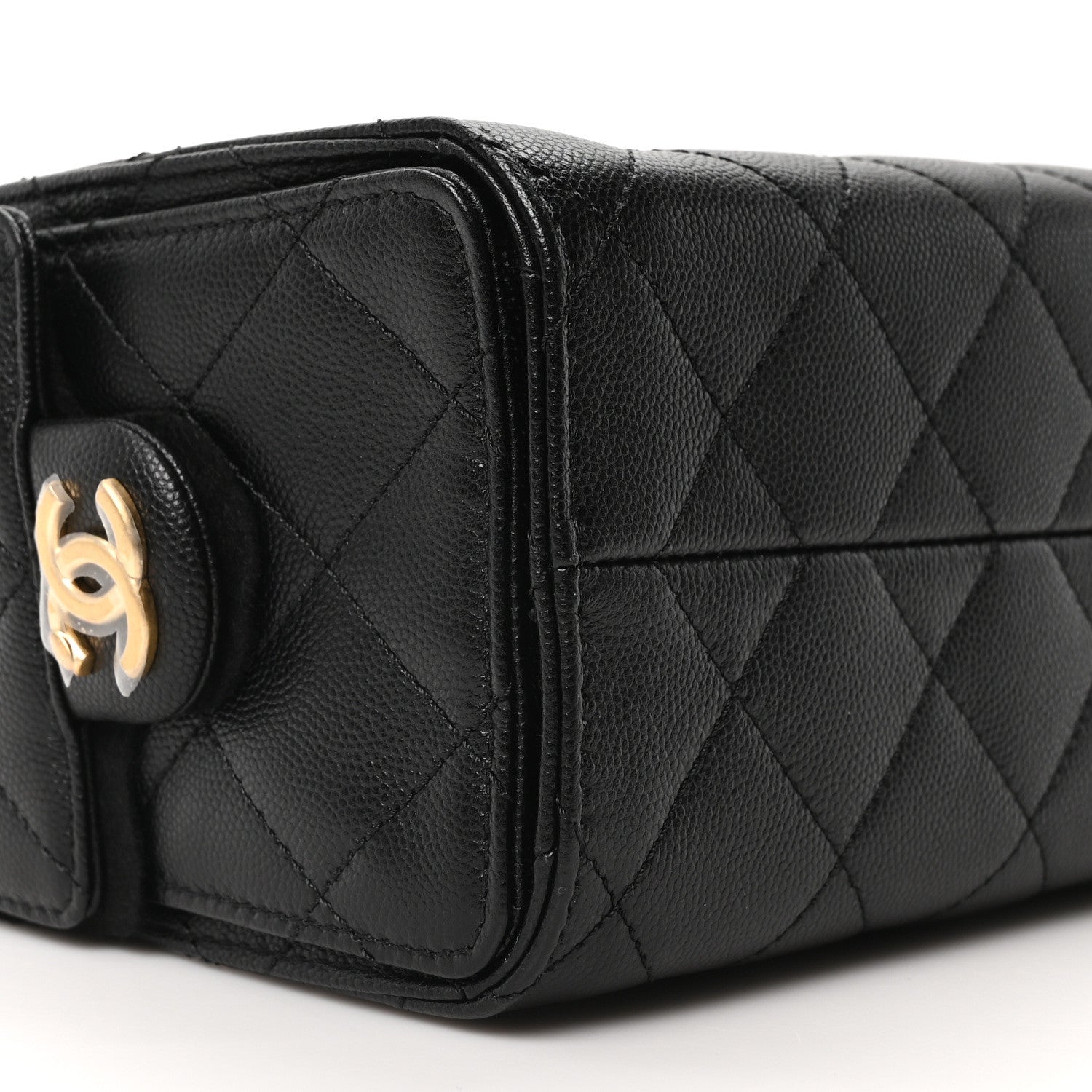 Chanel Caviar Quilted Mini Chanel 25 Handbag Black 9 of 11