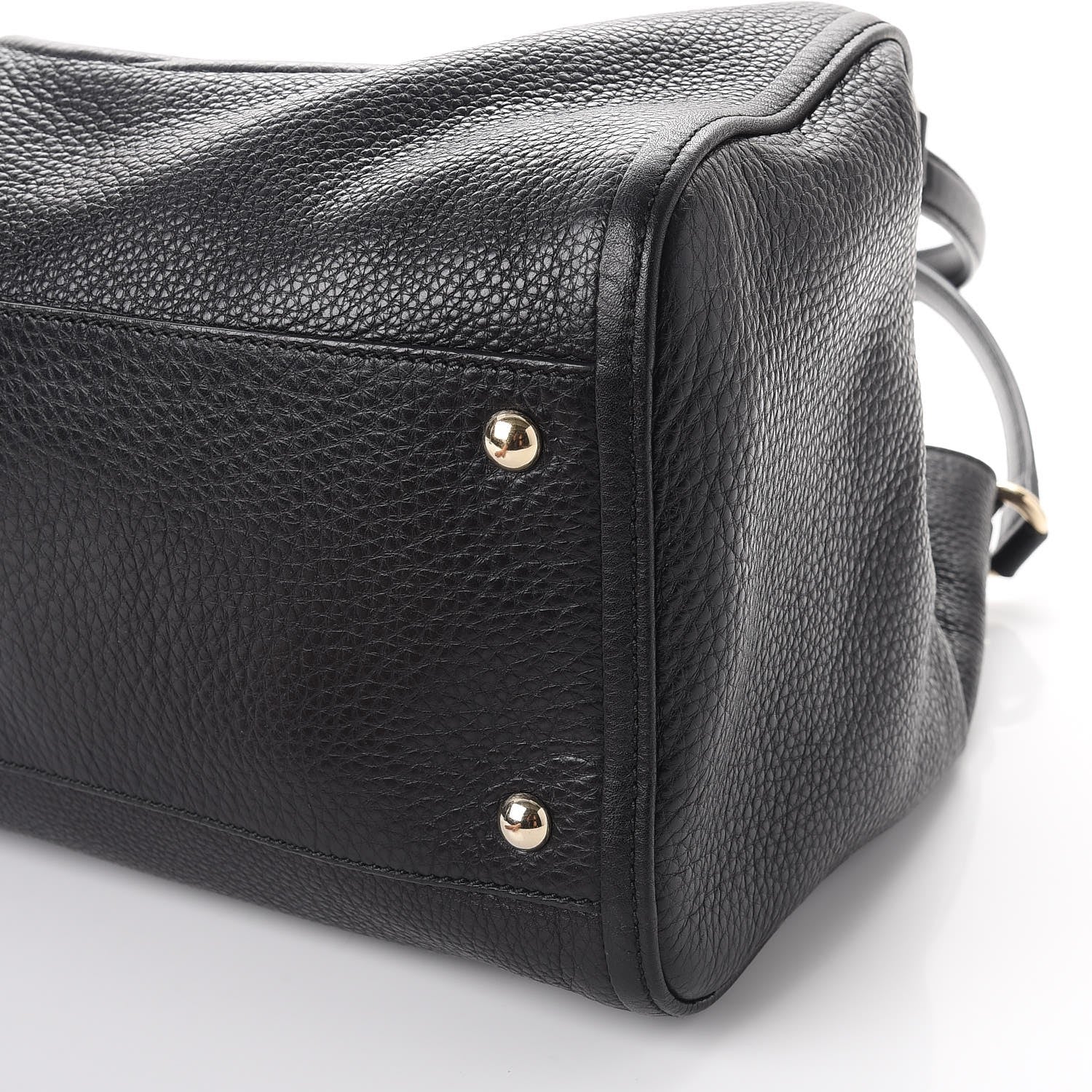 Gucci Pebbled Calfskin Medium Soho Shoulder Bag Black 10 of 10