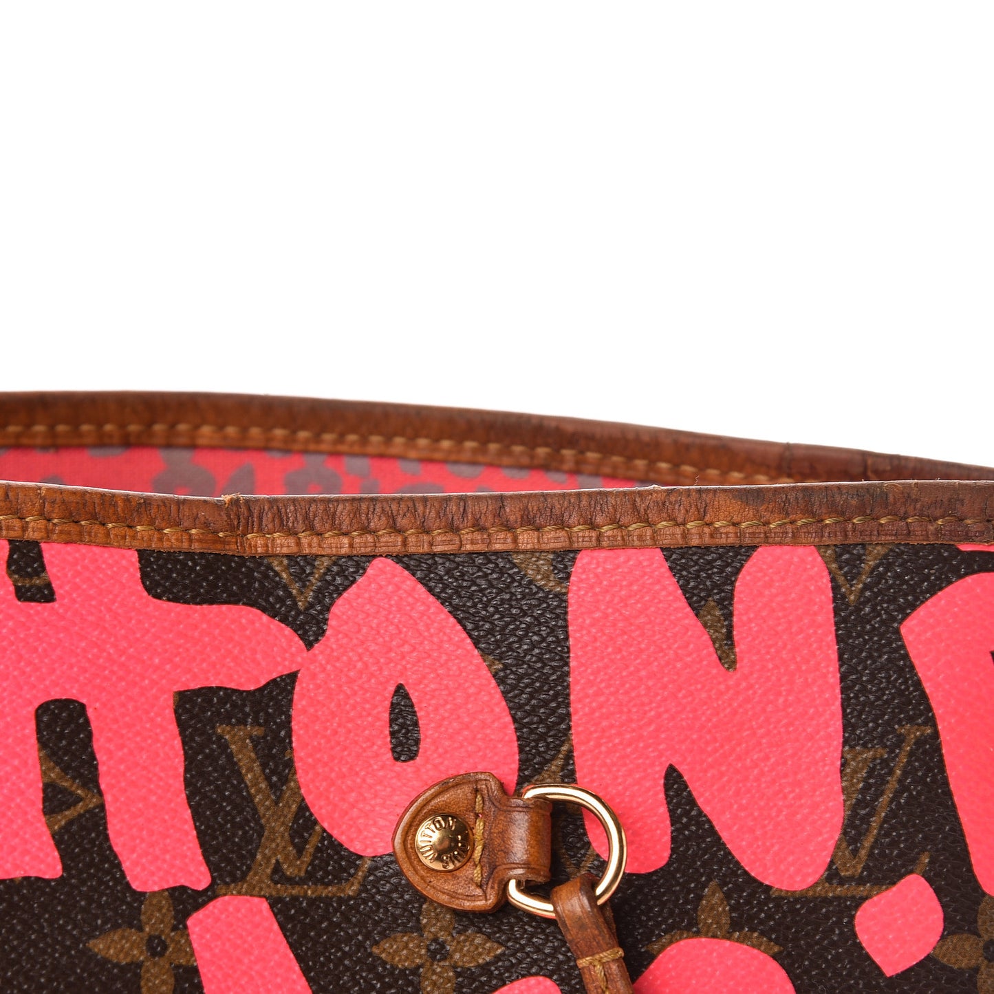 Monogram Graffiti Neverfull GM Fuchsia