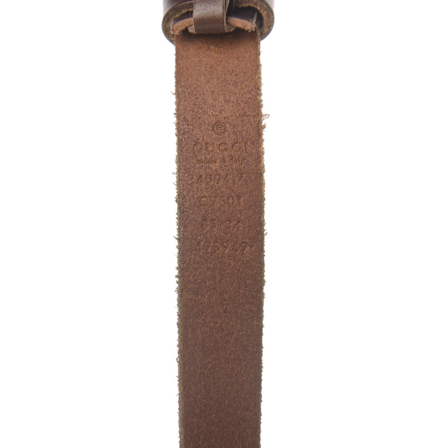 Faded Calfskin Double G 20mm Belt 85 34 Cuir