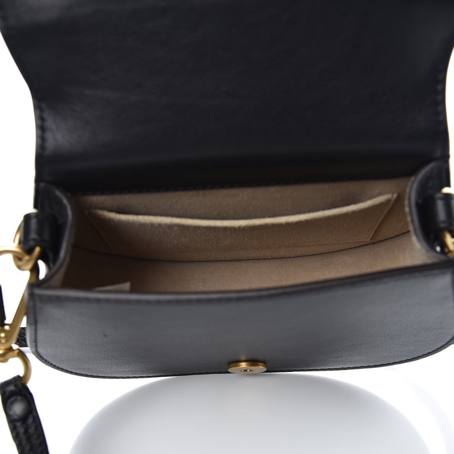 Chloe Calfskin Small Nile Bracelet Bag Black 5 of 8