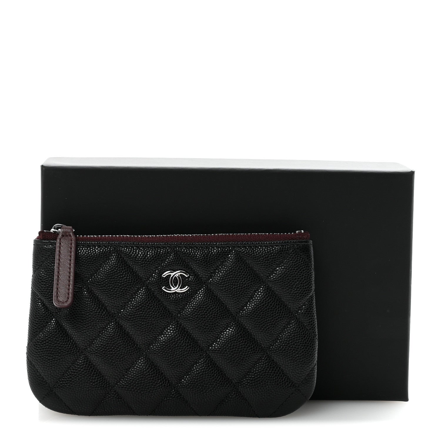 Chanel Caviar Quilted Small Cosmetic Case Black 8 of 8