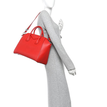 Givenchy Sugar Goatskin Medium Antigona Medium Red 2 of 10