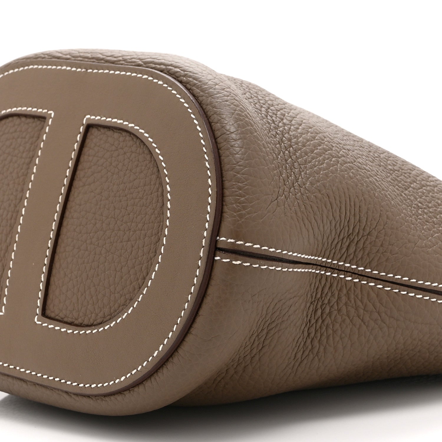 Hermes Taurillon Clemence Swift In-The-Loop 18 Bag Etoupe 10 of 10