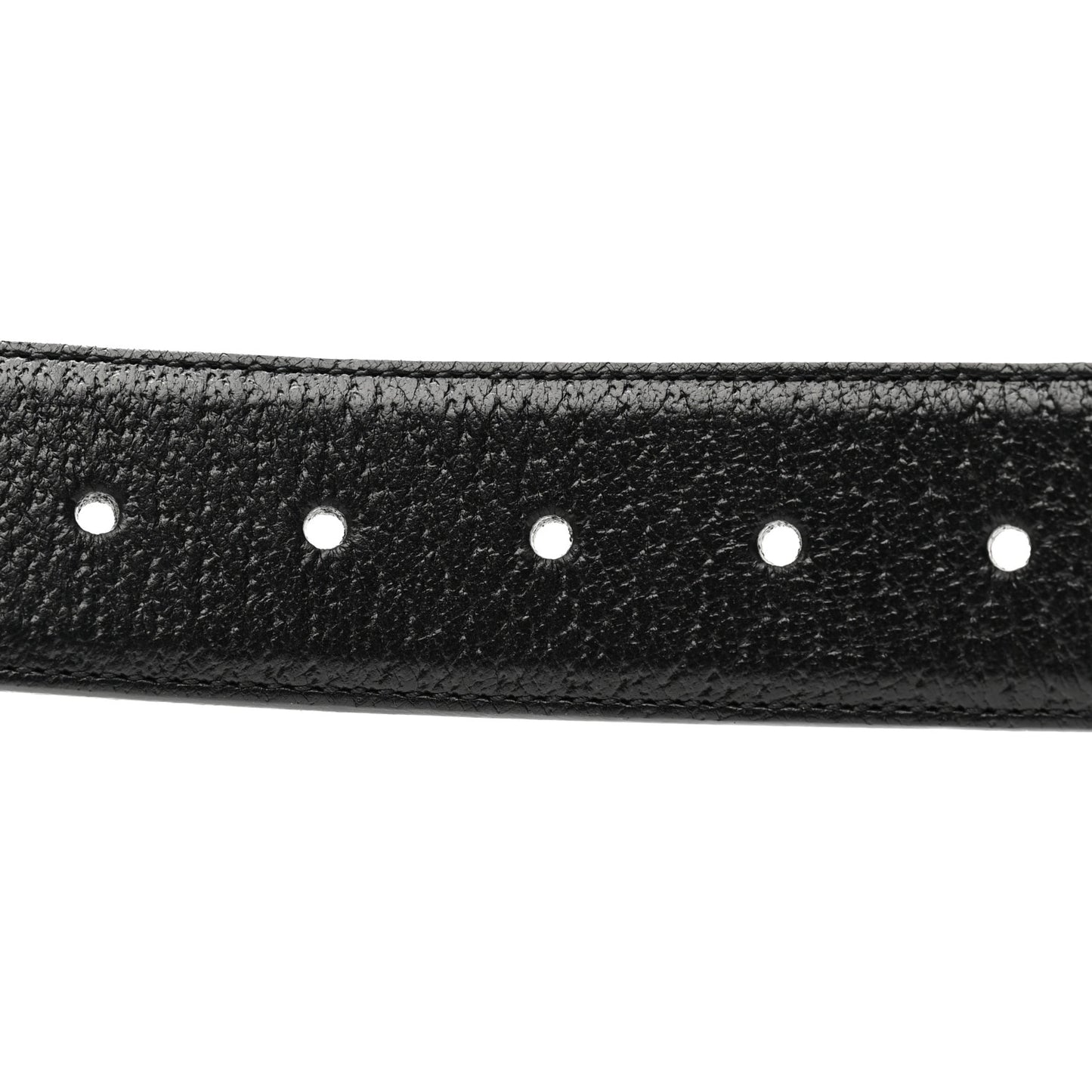 Textured Dollar Calfskin 40mm Belt 95 38 Black