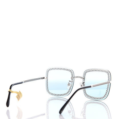 Chanel Chain Square Sunglasses 4244 Blue 4 of 6