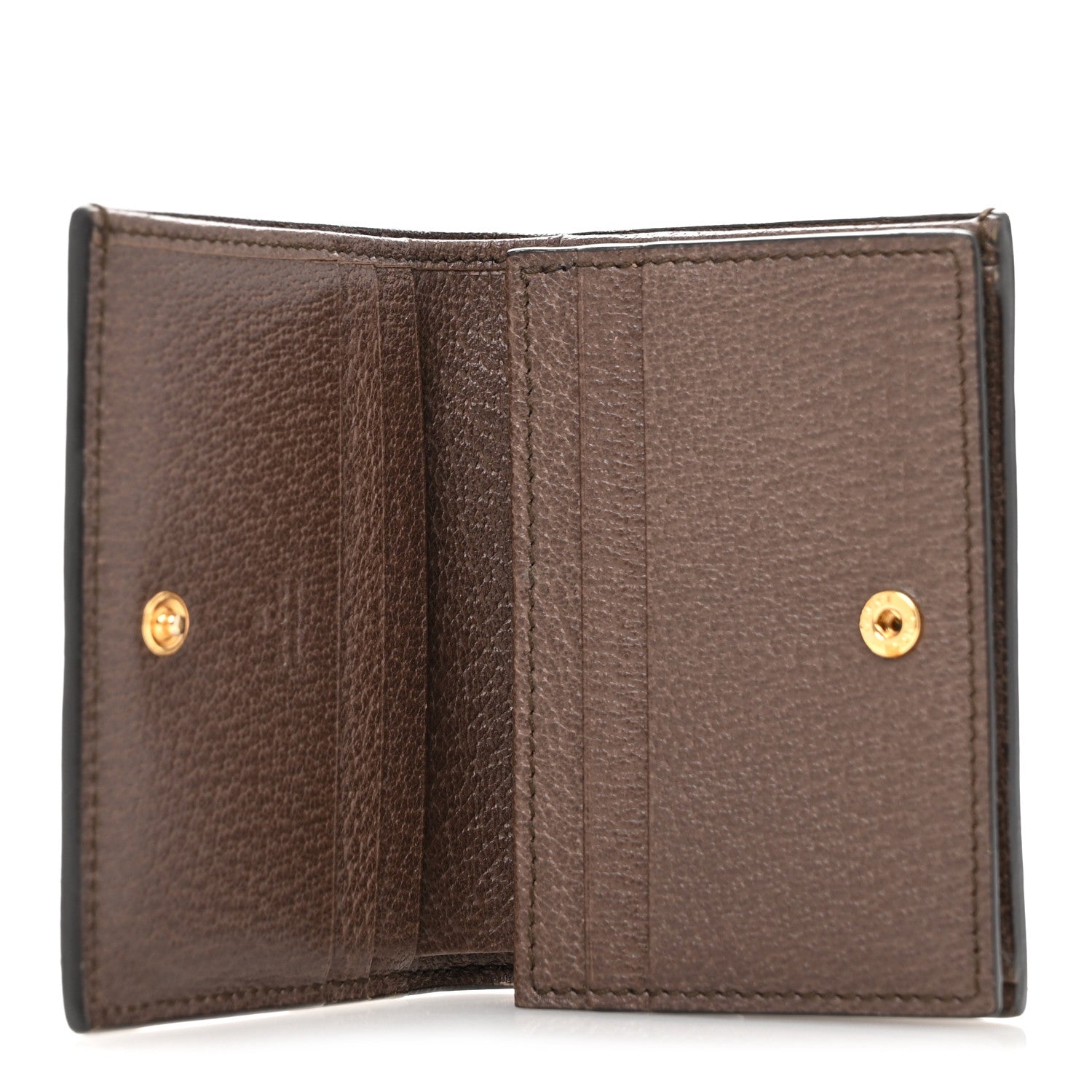 Gucci GG Supreme Monogram Web Ophidia Card Case Beige New Acero 5 of 9
