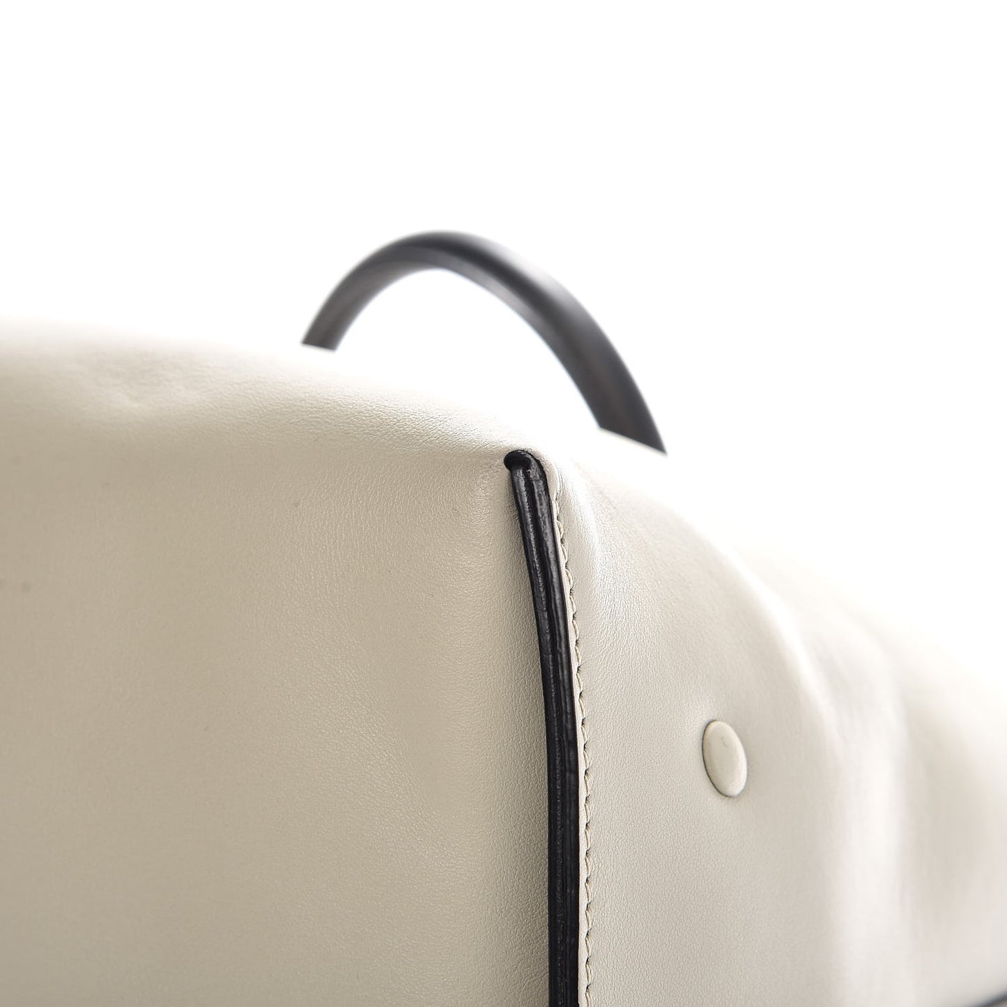 Smooth Calfskin Baylee Tote Beige Black