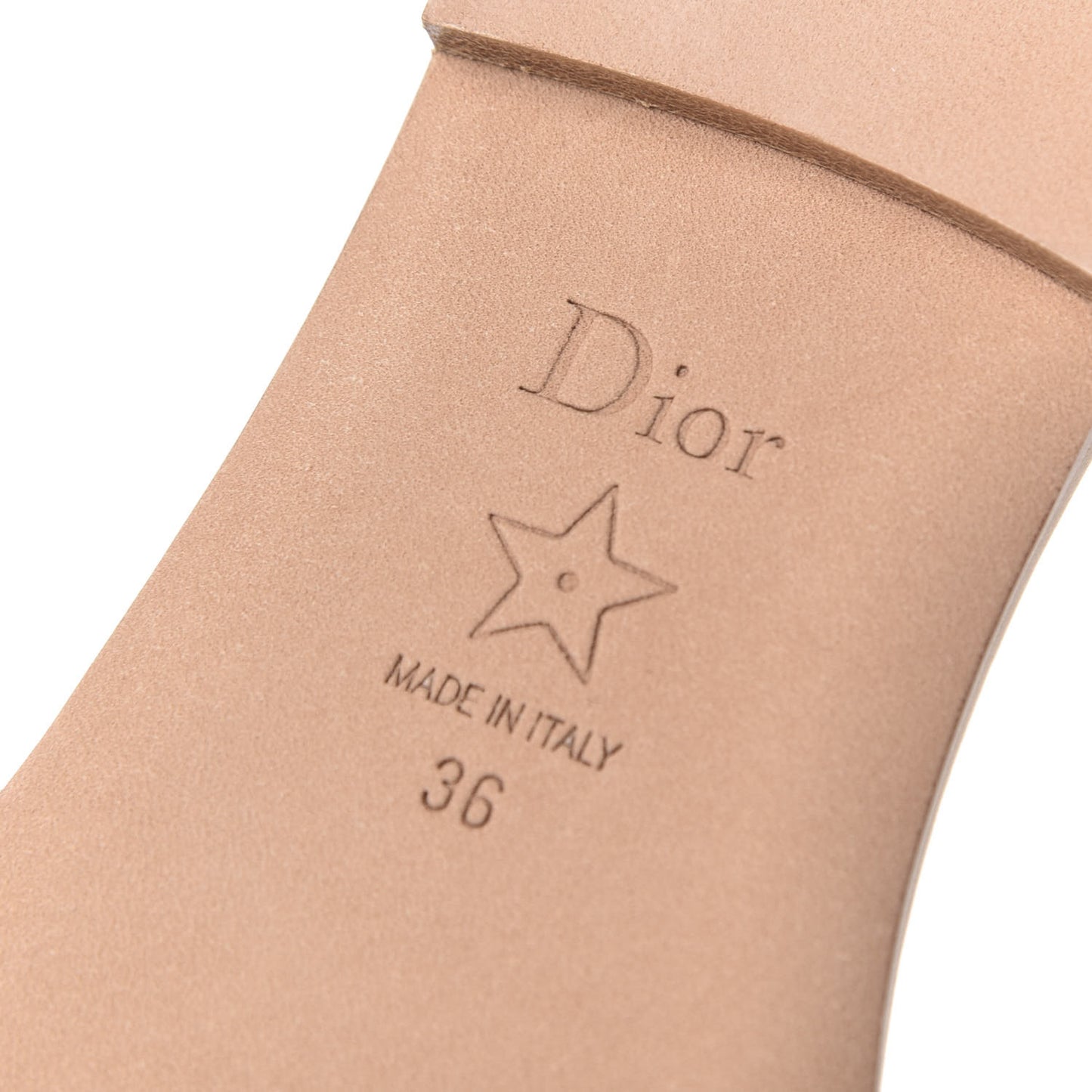 Canvas Embroidered Dway Flat Slide Sandals 36 Black Beige