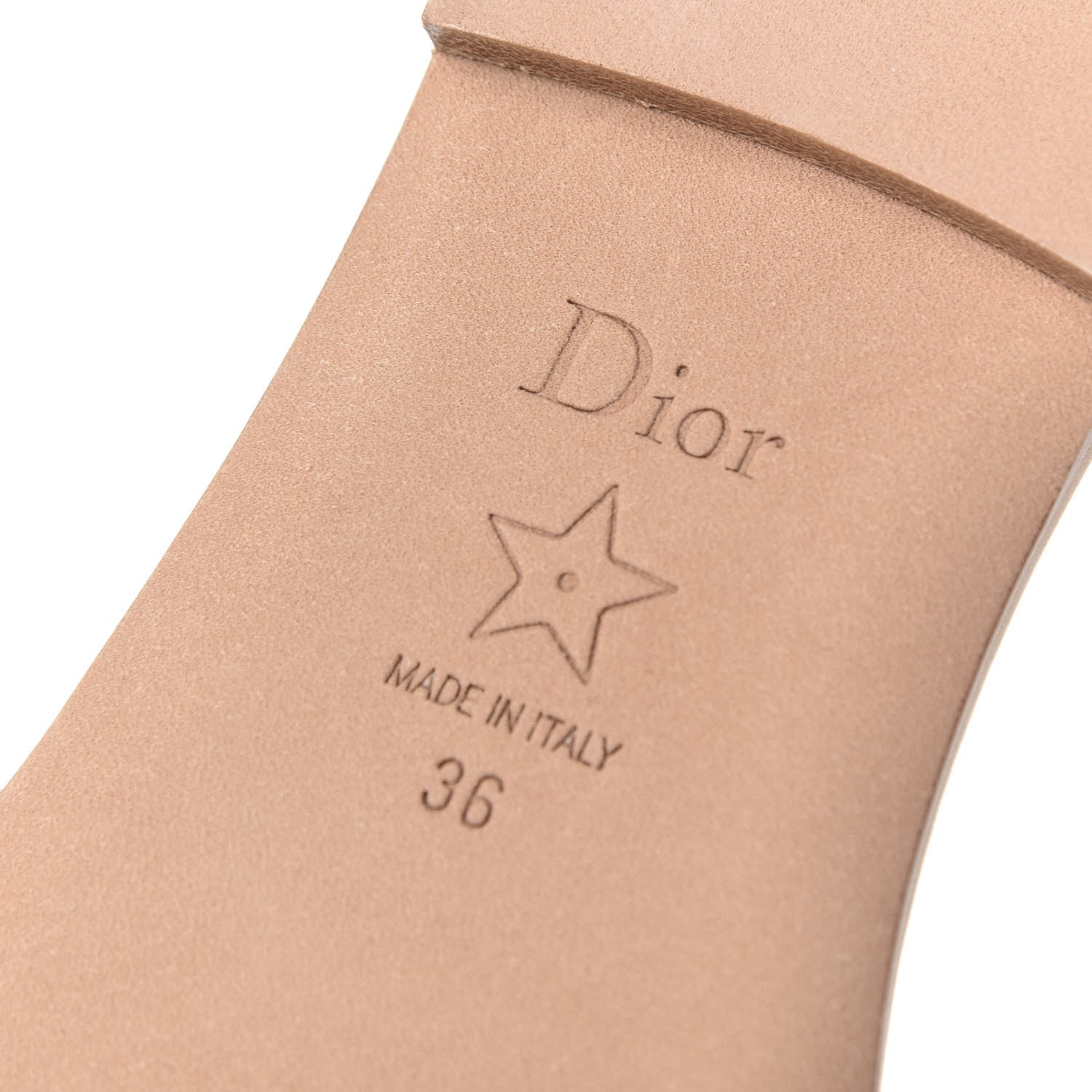 Christian Dior Canvas Embroidered Dway Flat Slide Sandals 36 Black Beige 7 of 9