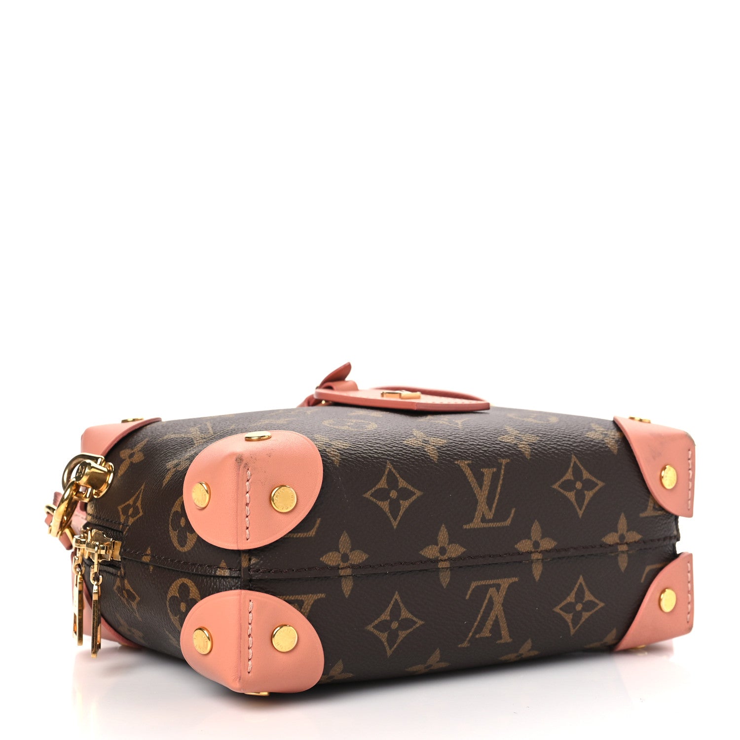 Louis Vuitton Monogram Petite Malle Souple Peach 4 of 9