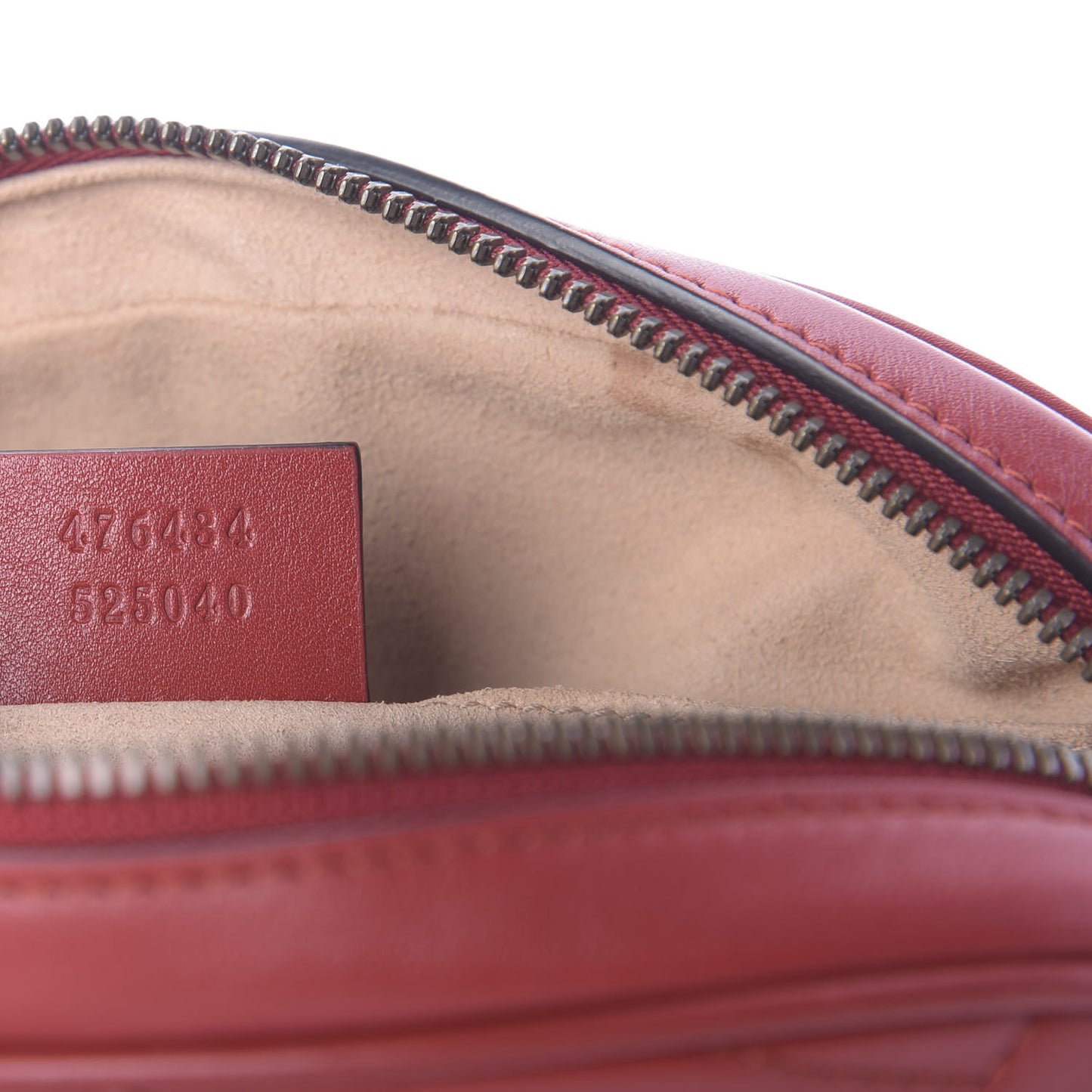 Calfskin Matelasse GG Marmont Belt Bag 95 38 Hibiscus Red