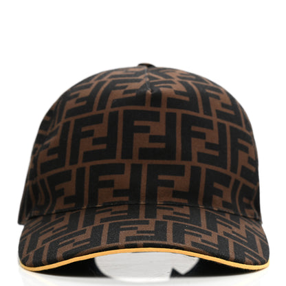 Fendi Canvas FF Reloaded Baseball Hat Tobacco Yellow 3 of 8