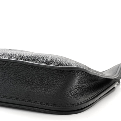 Hermes Taurillon Clemence Evelyne III PM Black 10 of 10