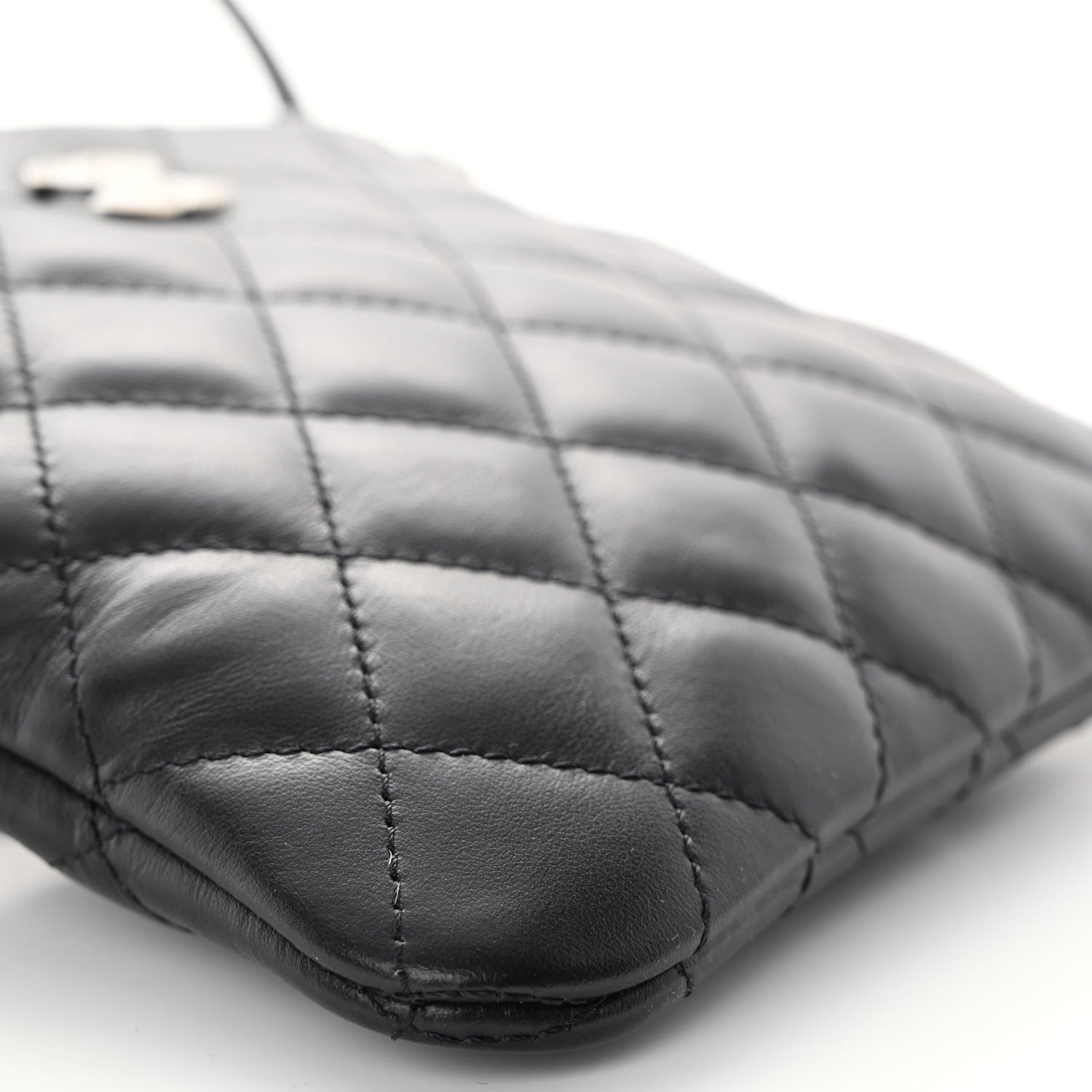 Chanel Lambskin Quilted Crossbody Bag Black 8 of 9