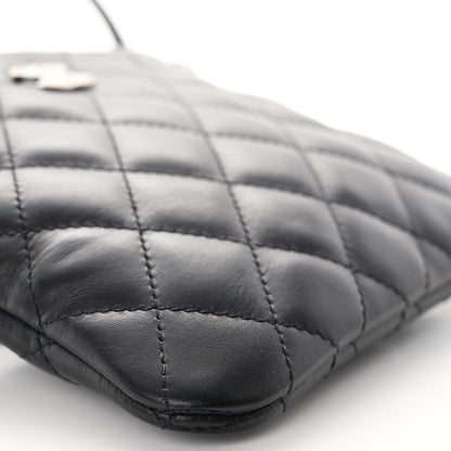 Chanel Lambskin Quilted Crossbody Bag Black 8 of 9