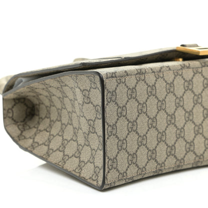 Balenciaga X GUCCI GG Supreme Monogram Medium Hourglass Top Handle Bag Beige Ebony 9 of 10