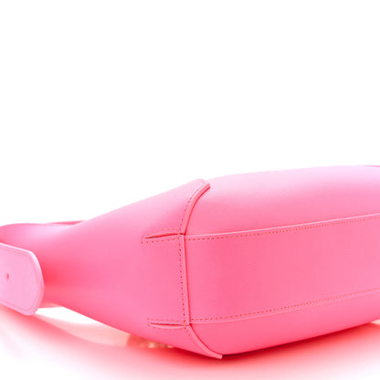Alexander McQueen Smooth Calfskin Jeweled Hobo Bag Fluo Pink 10 of 11