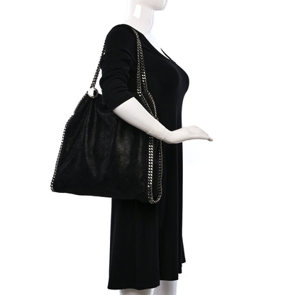 Stella McCartney Shaggy Deer Small Falabella Tote Black 2 of 9
