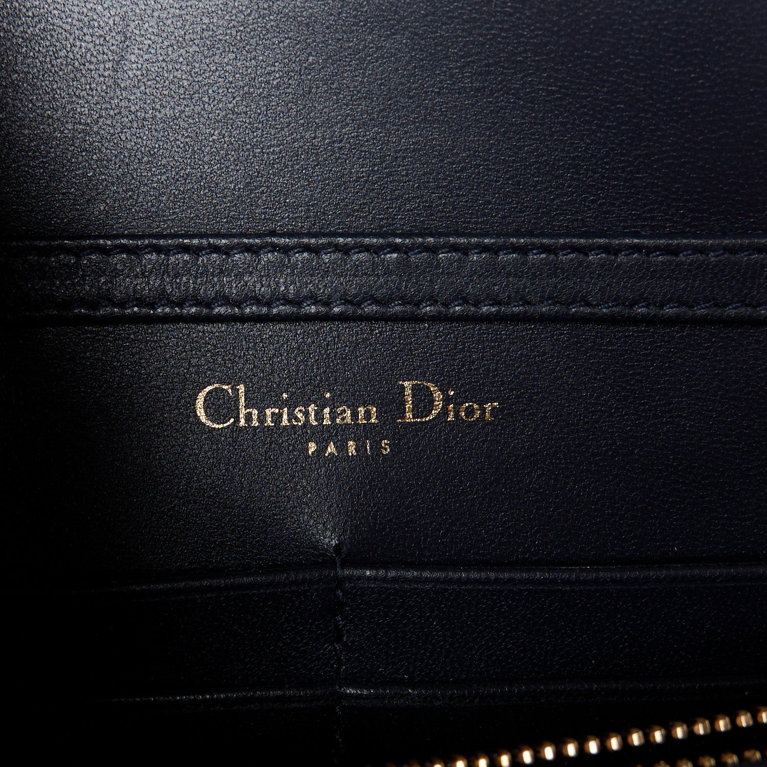 Christian Dior Patent Micro-Cannage Diorama Wallet on Chain Pouch Fuchsia 6 of 10