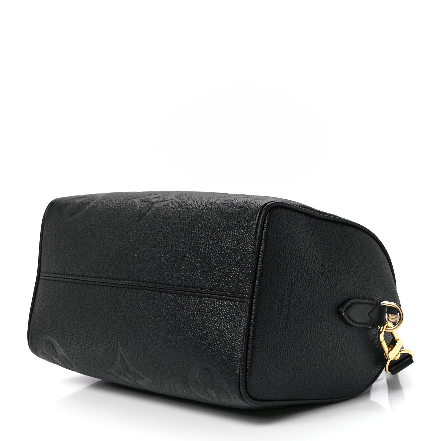 Louis Vuitton Empreinte Monogram Giant Speedy Bandouliere 25 Black 9 of 12