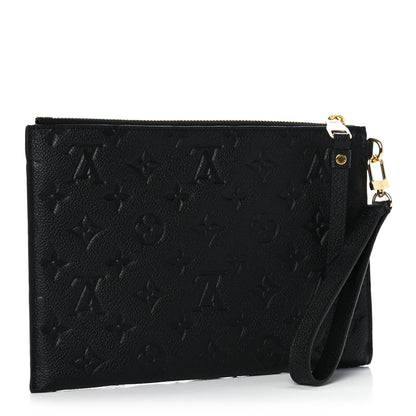 Louis Vuitton Empreinte Pochette Melanie MM Black 3 of 11