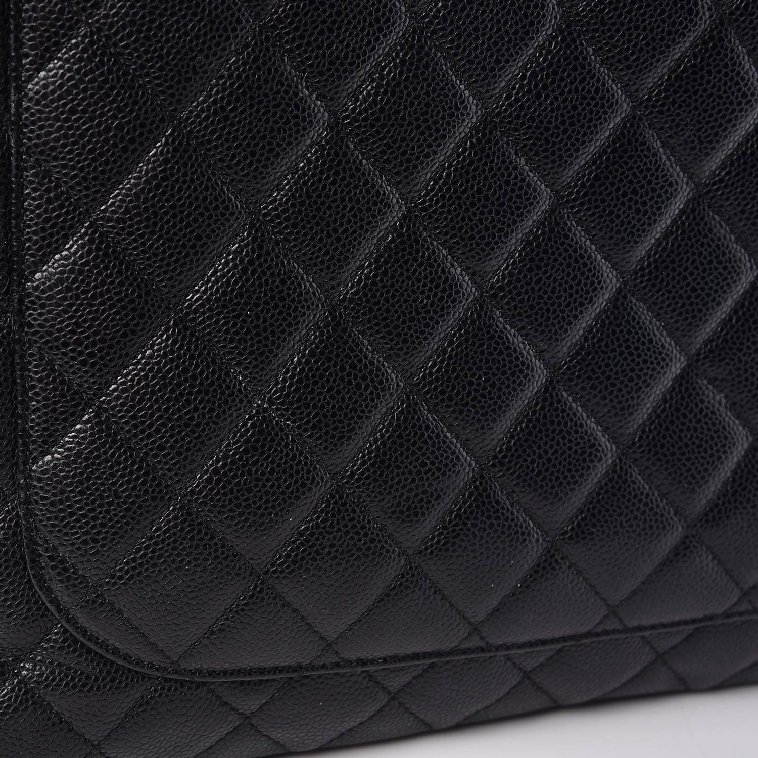 Chanel Caviar Quilted XL Grand Shopping Tote GST Black 10 of 15